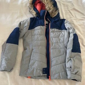 Roxy girl ski jacket (kept me super warm on the mountain while skiing)
